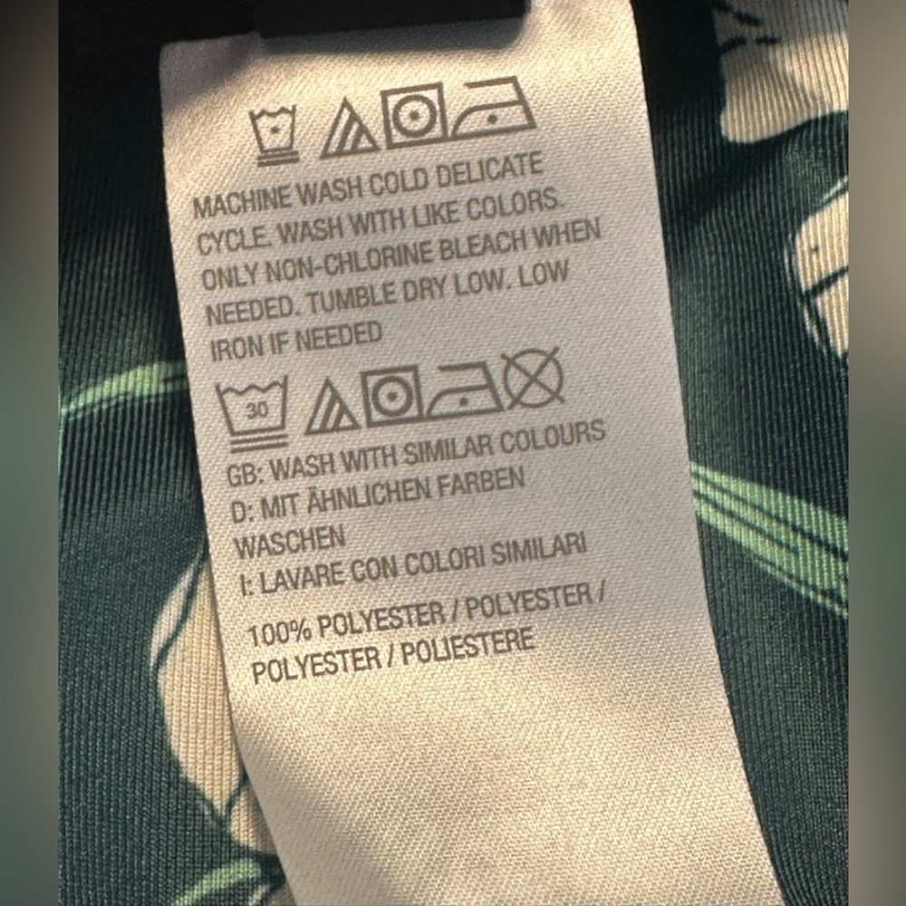 Jason Wu scarf- floral with teal and green hues - Picture 7 of 8